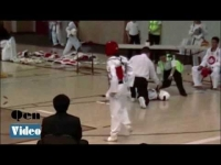 Taekwondo hạ gục đối thủ chỉ bằng một cú đá