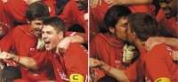 Những nụ hôn đồng giới trong bóng đá