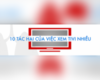 [Infographic] 10 tác hại của việc xem TiVi nhiều