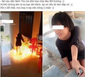 Nữ sinh châm lửa đốt trường: ''Em bị bắt ép thực hiện''