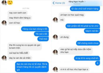 Nữ khách hàng bị hot girl Huyền Baby gọi là "con ranh, con vô học" lên tiếng - hot gơ giờ đi bán hàng online hết :3