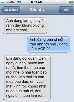 Tai họa vì tin nhắn không dấu :))