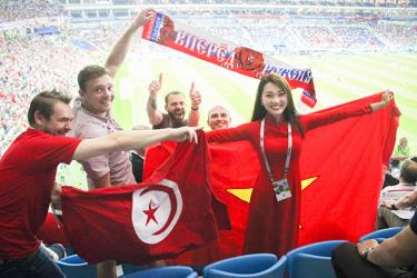 Top 10 Hoa hậu Hoàn vũ Việt Nam khoe sắc ở World Cup