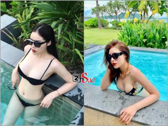 Sau 7 tháng công khai nâng ngực, Kỳ Duyên đăng ảnh bikini với vòng 1 căng như sắp nổ tung